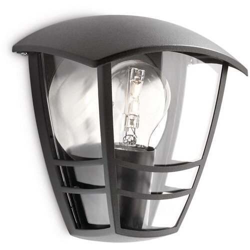 Philips rasveta creek spolja&scaron;nja zidna svetiljka crna max 1x60W 15387/30/16 Cene