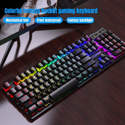 Forev FV-Q1S gaming, rgb, mechanical feel Slike