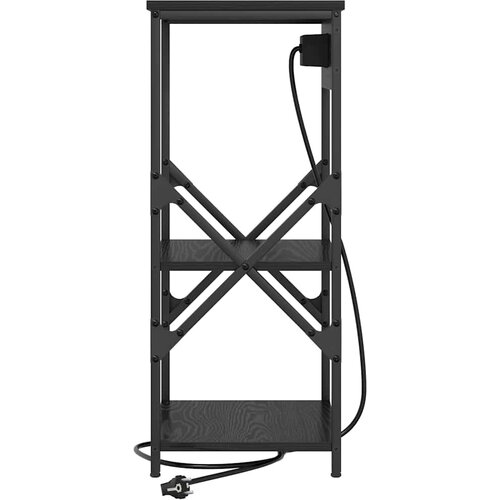  Noćni ormar Crni hrast 41 x 31 x 76 cm Konstruirano drvo Slike