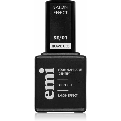 Emi E.Milac Salon Effect gel lak za nohte z uporabo UV/LED lučke več odtenkov #01 9 ml
