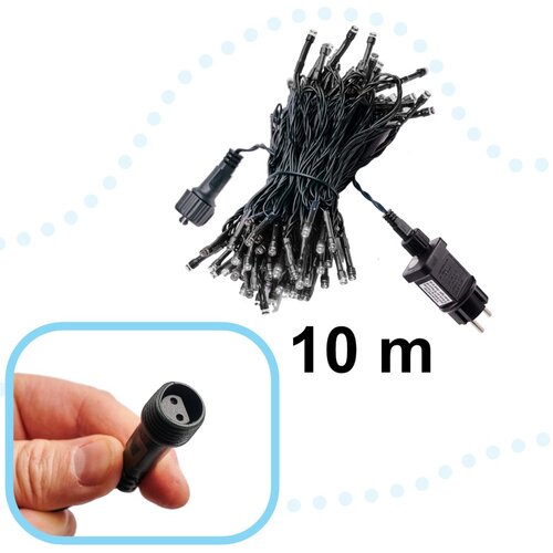  100 LED svjetla 10m hladna bijela Slike