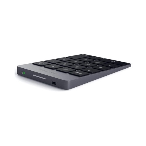 Satechi Aluminium Slim Bluetooth ST-SALKPM siva bežična numerička tastatura Slike
