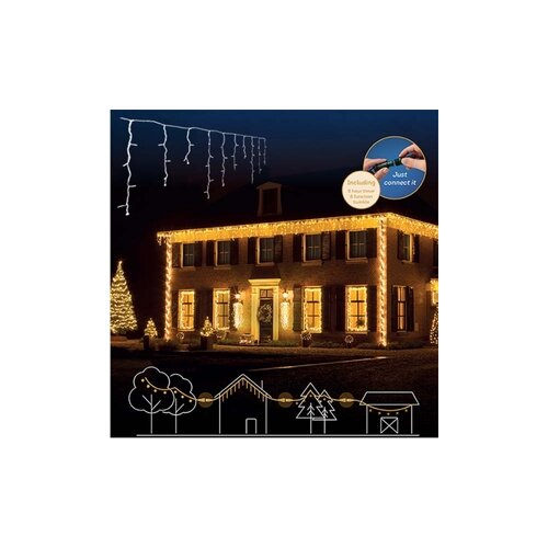  LED icicle lights outdoor L500cm - 494813 Cene