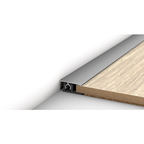 LOGOCLIC zavr&amp;scaron;ni profil (srebrne boje, 0,9 m x 26 mm, vrsta montaže: uticanje) Slike