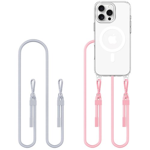 TECH-PROTECT OVITEK FLEXAIR ZA MAGSAFE ZA IPHONE 16 PRO MAX SIVO ROZA, (21969990) Slike