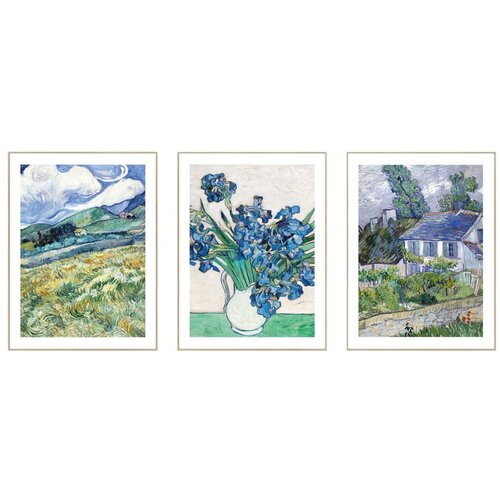 Knor Slike reprodukcije v kompletu 3 ks 30x40 cm Van Gogh Slike