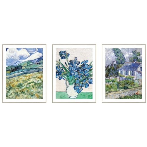 knor Slike u setu 3 kom reprodukcija 30x40 cm Van Gogh &ndash; Cijene