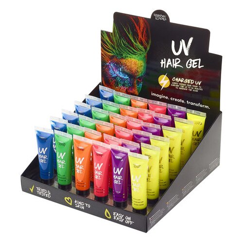  Splashes &amp;amp; Spills: UV barva za lase, 1 kos - različne Slike