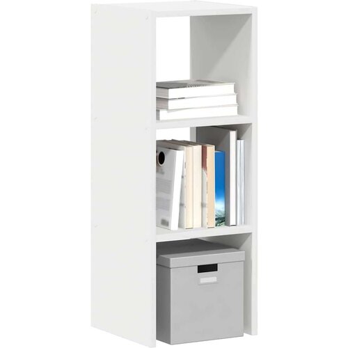 vidaXL Polica za knjige s mogućnošću slaganja bijela 30x30x80 cm Cijene