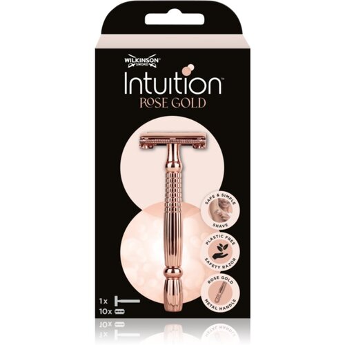 Wilkinson Sword Intuition Rose Gold Razor brivnik + nadomestne britvice Slike