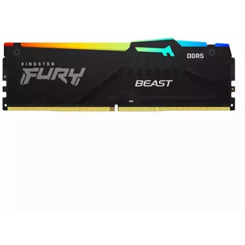 Kingston 16GB 5200MT/s DDR5 CL40 FURY Beast RGB memorija | KF552C40BBA/16 Cene