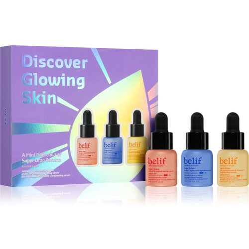 BELIF Super Drops Discover Glow Skin Kit darilni set za popolno polt Cene