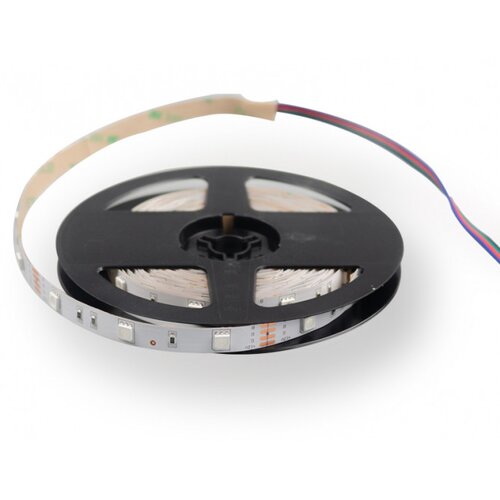  led traka KU-5050D-60-RGB 12V IP33 (5met,14.4W/m,10mm) Cene