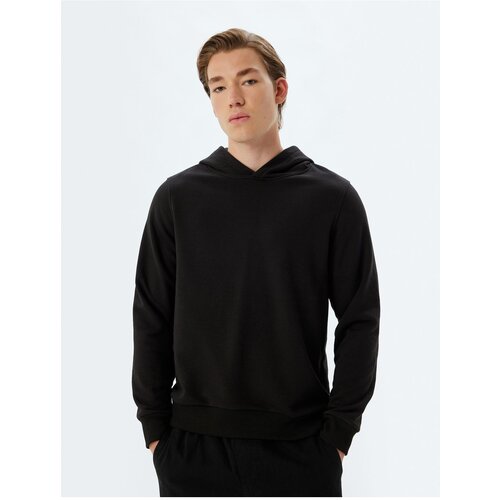 Koton Basic Cotton Long Sleeve Hooded Sweatshirt Slike