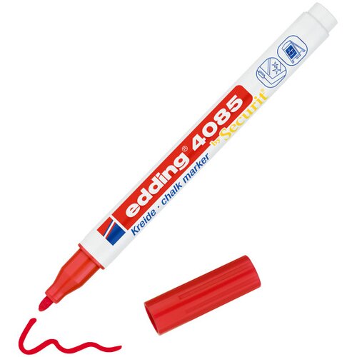 Edding marker za staklo chalk marker E-4085 1-2mm standard crvena Cene