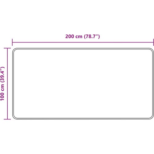  za tepih MARSA Sivi 100 x 200 cm Poliester i PVC Slike
