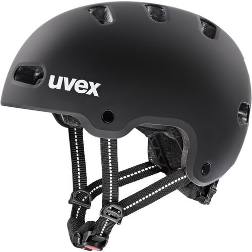 Uvex Kid 4 55–58 cm – children’s cycling helmet Black Matt Cene