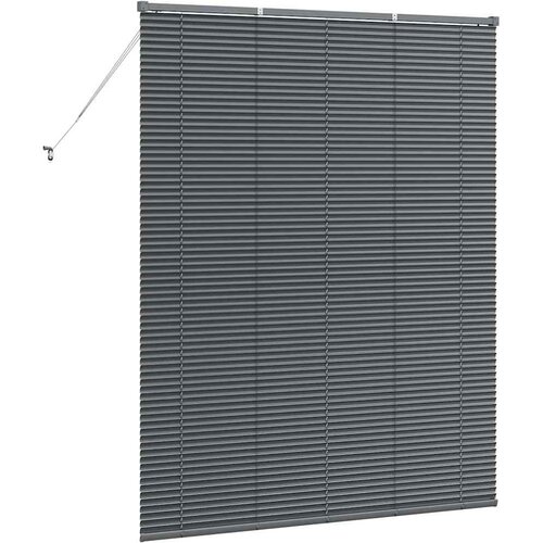  Venecijanski zastore Tamno siva 175 x 145 cm Aluminij Slike