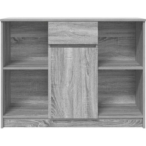  Komoda s ladicom siva sonoma 101x35x76 cm konstruirano drvo Slike