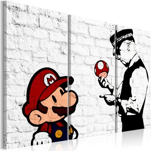  Slika - Mario Bros (Banksy) 120x80