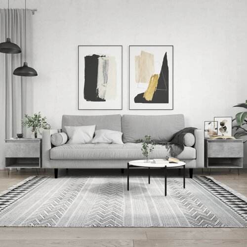 vidaXL Klubska mizica 2 kosa betonsko siva 50x46x50 cm inženirski les Cene