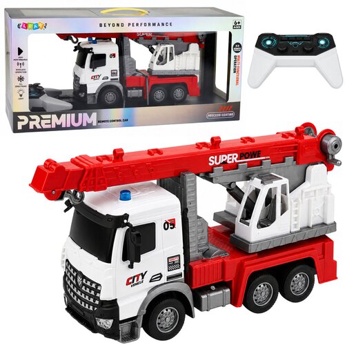  Remote Controlled Crane Truck RC Movable Rotating Crane 1:14 Slike