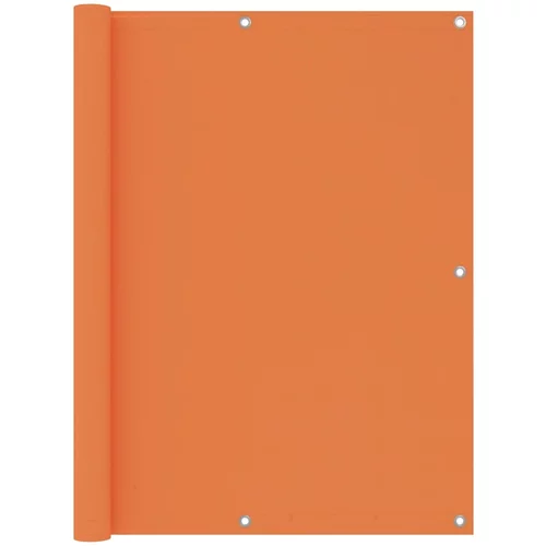 vidaXL Balkonsko platno oranžno 120x500 cm oksford blago, (20764693)