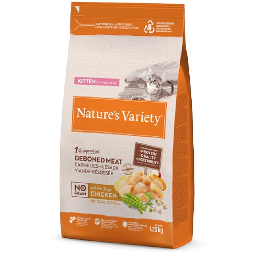 Nature's Variety Selected Kitten piletina iz slobodnog uzgoja - 2 x 1,25 kg