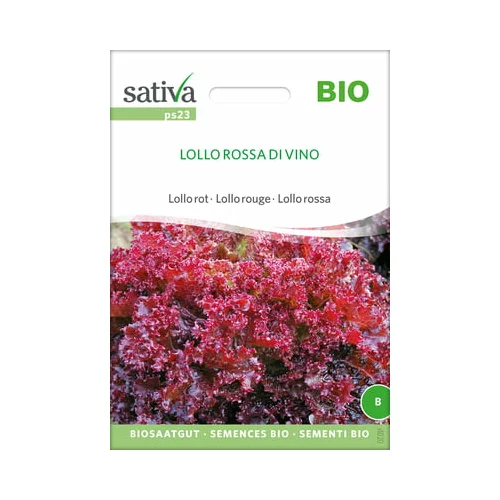 Sativa Bio Lollo rdeča "Lollo Rossa"