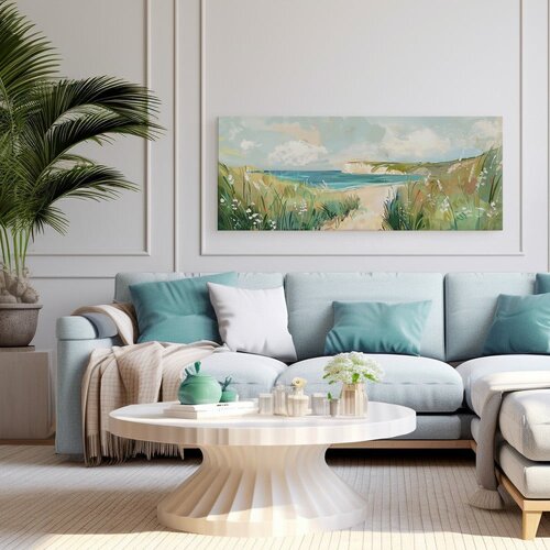 Styler Slika 60x150 cm Gouache Sea &amp;ndash; Slike