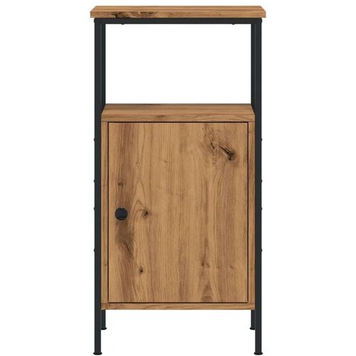 VidaXL Noćni ormarići 2 kom Artisan hrast 41x31x80 cm izrađeno drvo Slike
