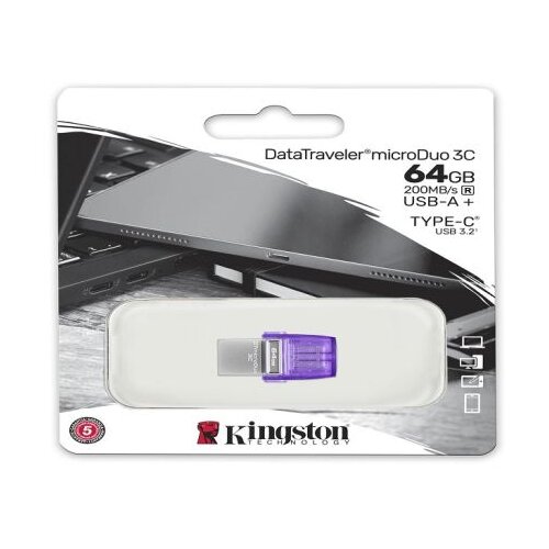 Kingston DT microDuo 3C 64GBUSB Type-A and USB... Slike