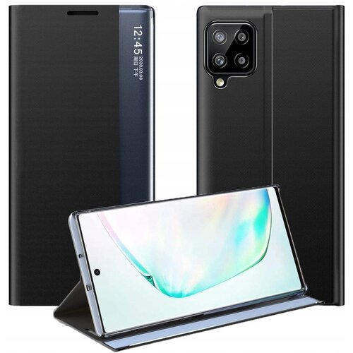 HURTEL SLEEP CASE ETUI CASE OBUDOWA FUTERAŁ Z KLAPKĄ DO SAMSUNG GALAXY A22 CZARNY, (21910695) Cene