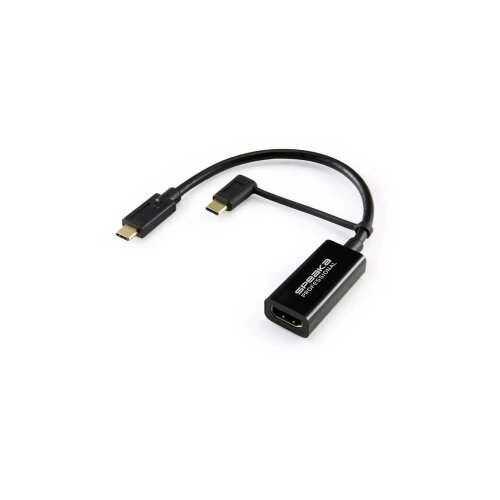 SpeaKa Professional SP-9015340 HDMI adapter cable [1x ženski konektor HDMI - 1x muški konektor USB-C™] crna pletena zašt Cijene