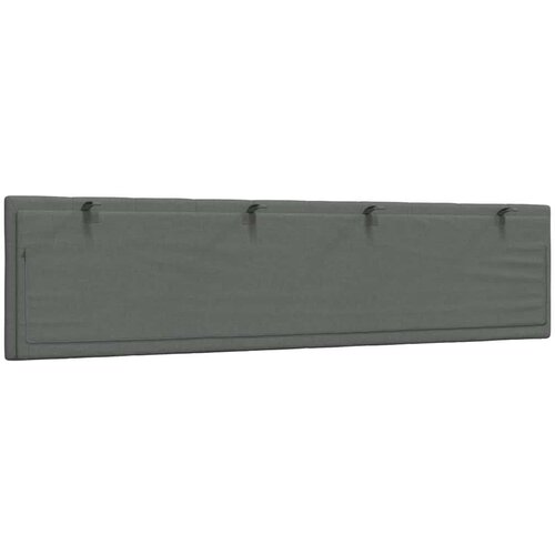 vidaXL Vzglavna stranica temno siva 200 cm blago Cene