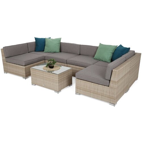  Kutna sofa Kansas Maxi bež / bež melanž boje Slike
