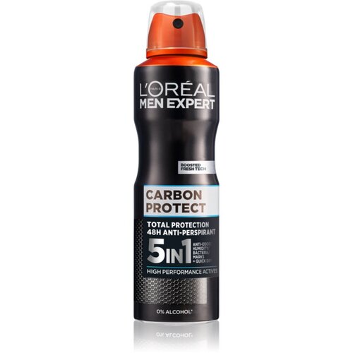 L&amp;acute;Or&amp;eacute;al Paris Men Expert Carbon Protect antiperspirant 250 ml Slike