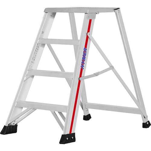 HYMER Aluminijaste zložljive stopnice, enostranske, 4 stopnice, višina stanja 840 mm Cene