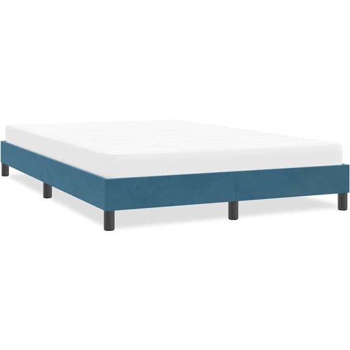  posteljni okvir brez vzmetnice temno modra 160x210 cm žamet, (22053907) Cene