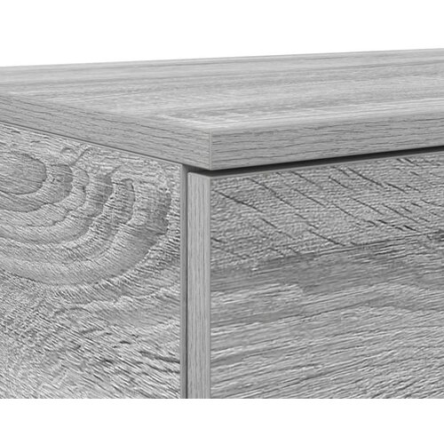 Siva ladica za krevet Sonoma 80x36 5x16 5 cm Konstruirano drvo Slike