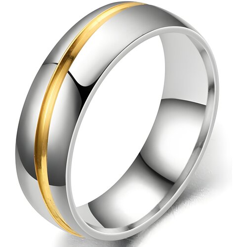  Muški Prsten LO-17381 - Srebrna / Zlatna / 57mm KP17381 Cene