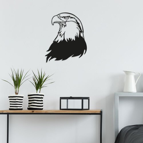 Wallity Zidna dekoracija Eagle2, 38x45 cm, 1.5 mm, Crna Slike