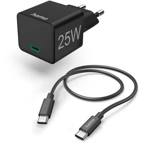  Punjač set, USB-C, 25W, 1,5m, crni Cene