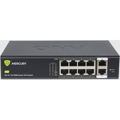 Mercury lan switch H1108PL poe 10/100Mbps Slike