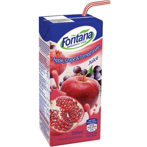 FONTANA voćni negazirani sok jabuka, grožđe i nar, 250ml Cene