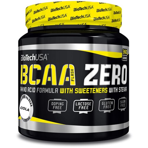 BioTech USA BCAA Zero Flash Amino kiseline u prahu sa ukusom kole, 360g Cene