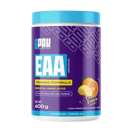 6PAK EAA 400g Narandža Limun - 8 Esencijalnih Amino Kiselina Cene