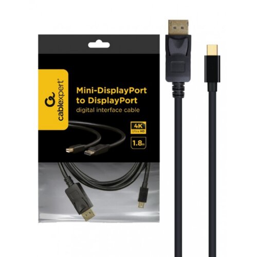 Mini DisplayPort to DisplayPort digital interface adapter kabal GEMBIRD 1.8m, CCP-mDP2-6 Cijene