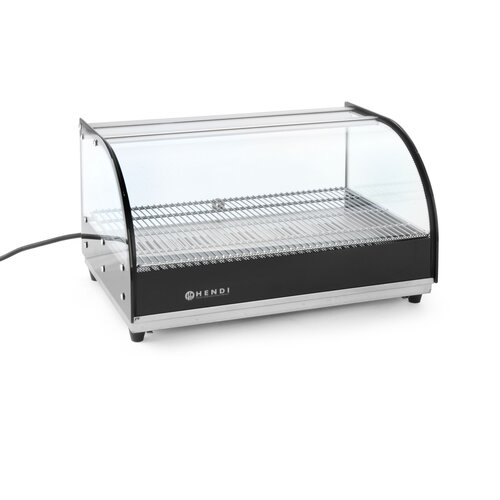 Hendi Grejani pultni display, Jedan nivo, Crna, 220-240V/800W, 554x376x(H)311mm Cene