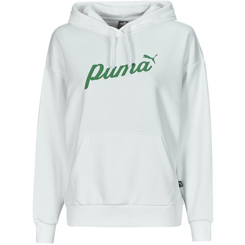 Puma Puloverji ESS+ BLOSSOM SCRIPT HOODIE TR Bela Cene
